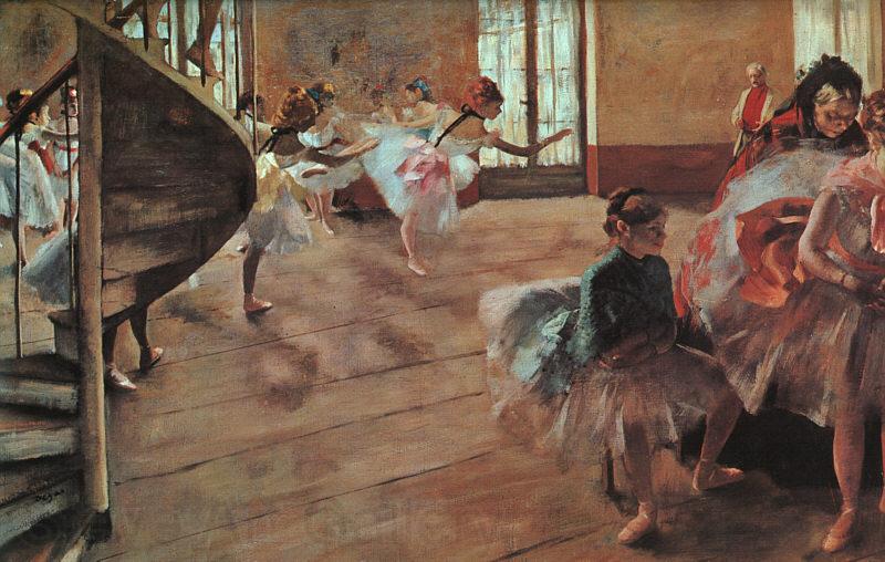 Edgar Degas The Rehearsal Germany oil painting art